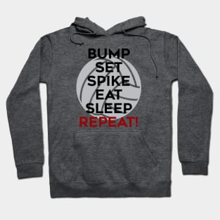 Bump Set Spike Eat Sleep Repeat Hoodie